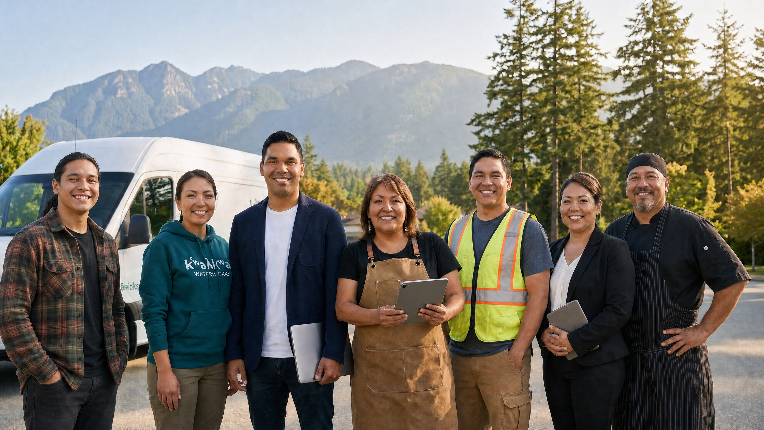 First Nations community members and band council leaders coming together to build a stronger economic future through the TribeWorks platform